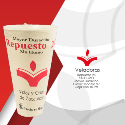Repuesto 24 sin Humo Mayor Duración Caja con 40 Piezas