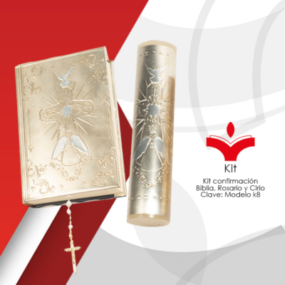 Kit Confirmación (Biblia, Rosario y Cirio)