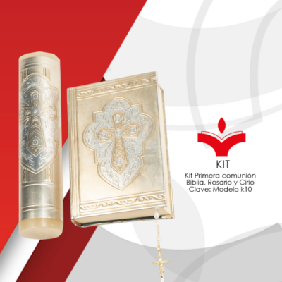 Kit Primera Comunión (Biblia, Rosario y Cirio)
