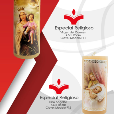 Virgen de Carmen 4.5x12