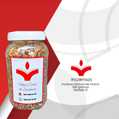 Incienso Natural de Grano 500gr