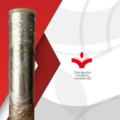 Cirio Bautizo 4.5x20